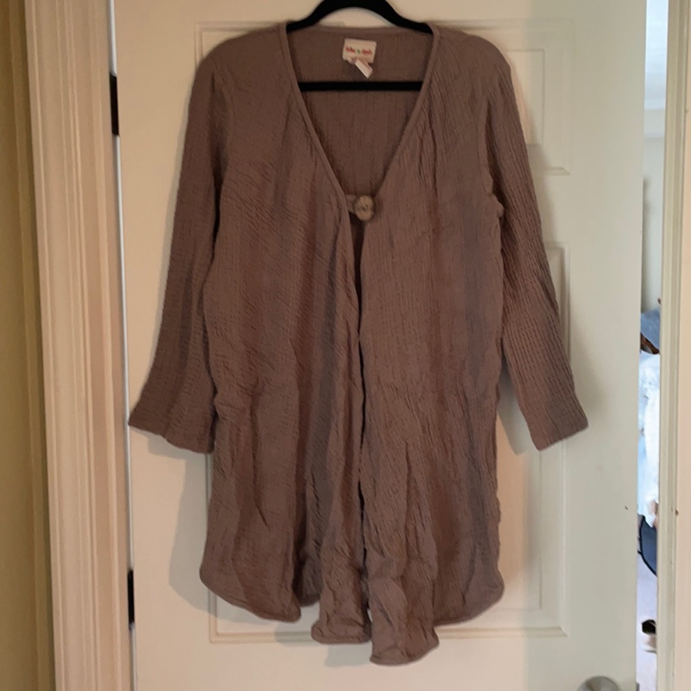 Toffee Apple one button light jacket. Size Medium